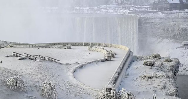 Ngrin edhe Ujevara e Niagares, fotot mbreselenese nga ajri